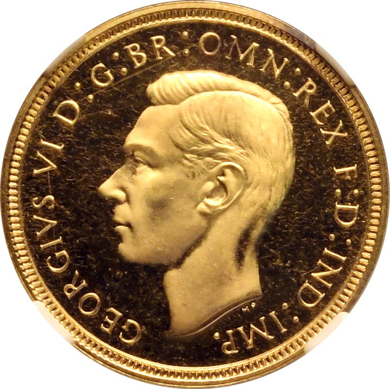 1937 Gold Half-Sovereign Proof NGC PF 66 CAMEO - Image 2 of 7
