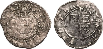 1544-1547 Silver Halfgroat Very fine, areas of weakness