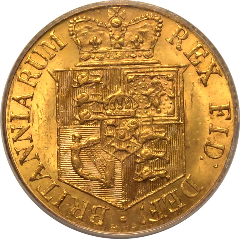 1820 Gold Half-Sovereign PCGS MS62 - Image 3 of 3