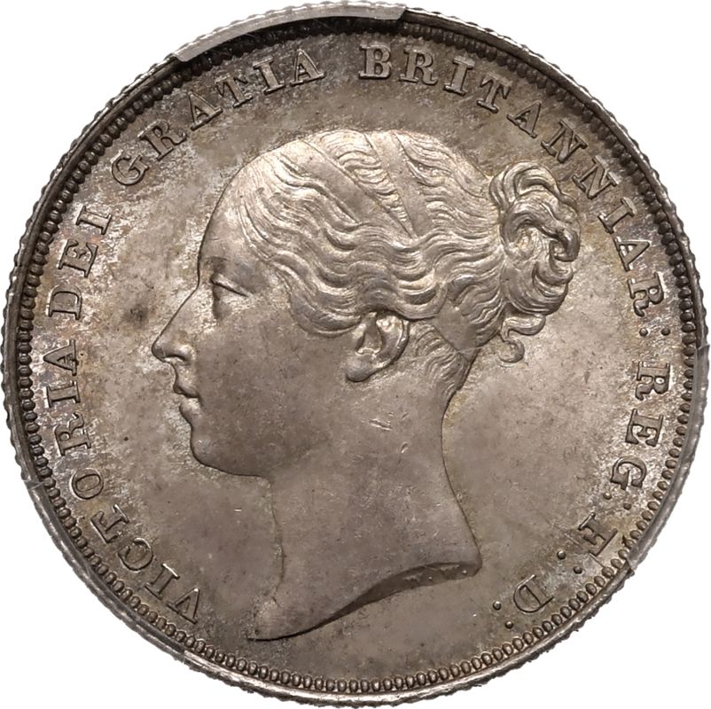 1838 Silver Shilling PCGS MS64+ - Image 2 of 5