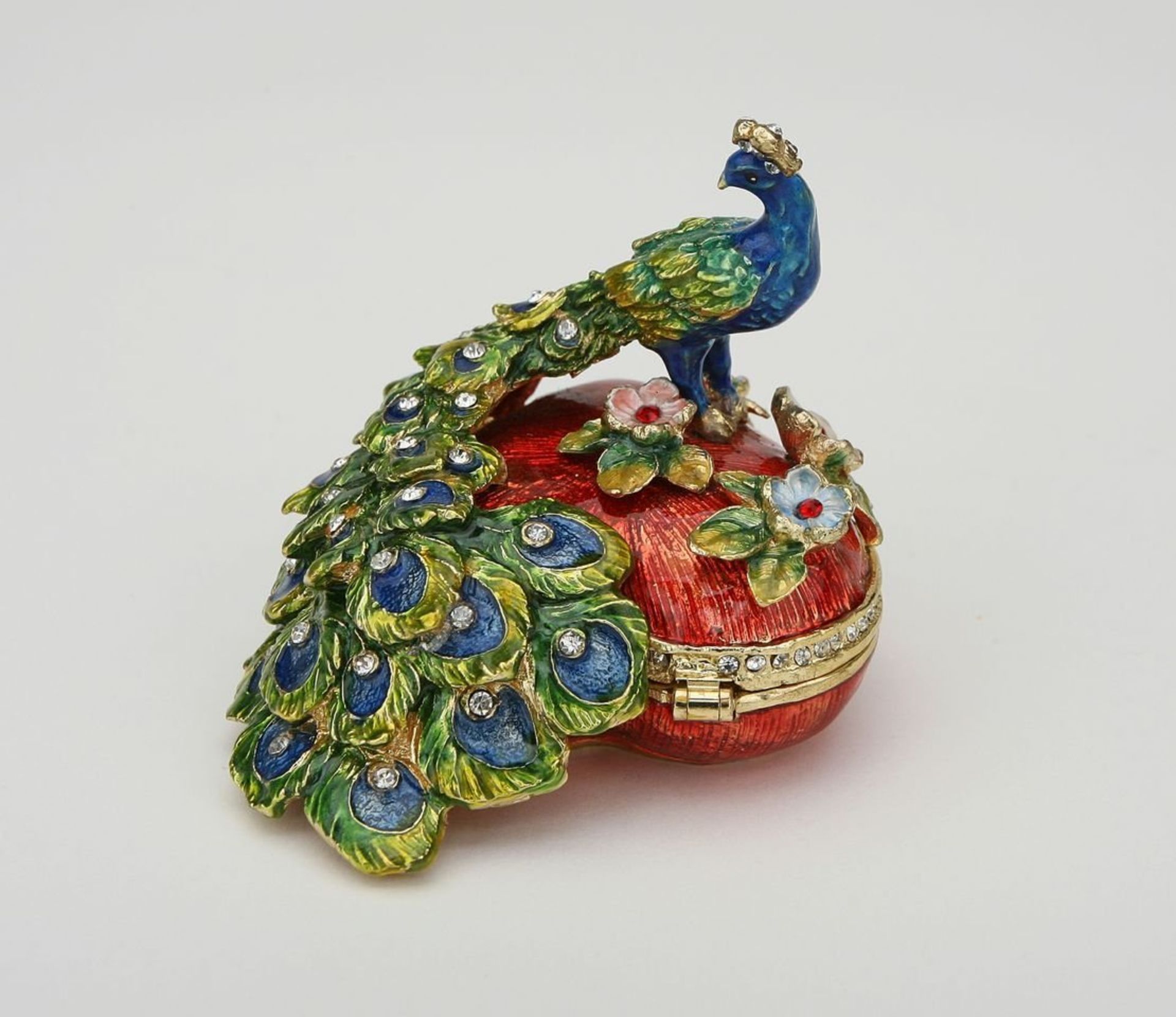 Saved Search Peacock vintage jewellery box - Image 2 of 2