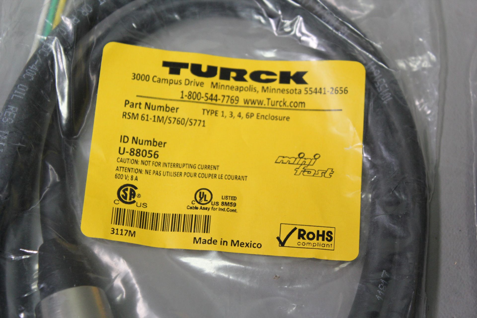 2 NEW TURCK CORDSETS - Image 2 of 3