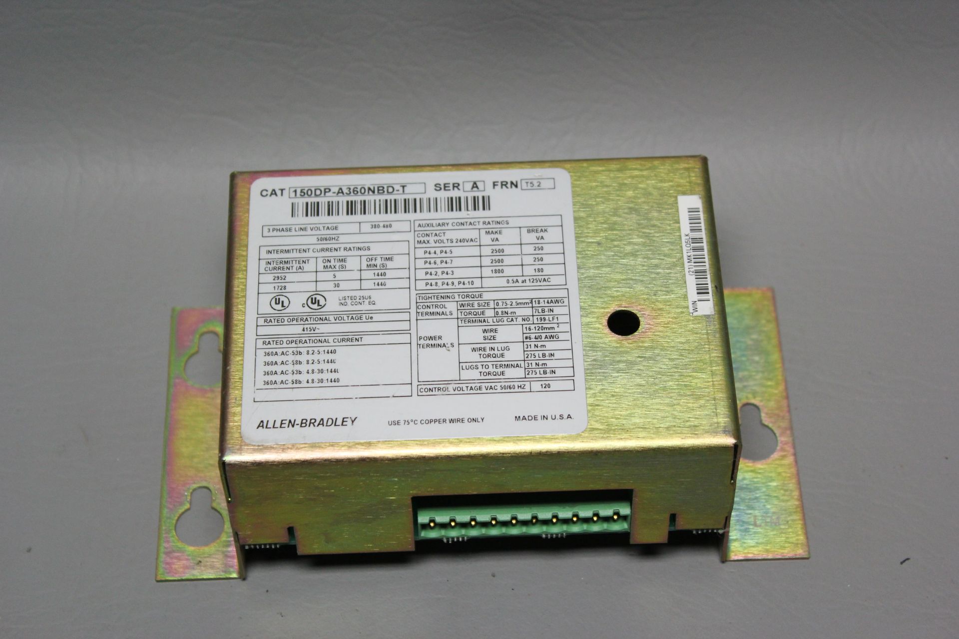 ALLEN BRADLEY SMART MOTOR CONTROLLER