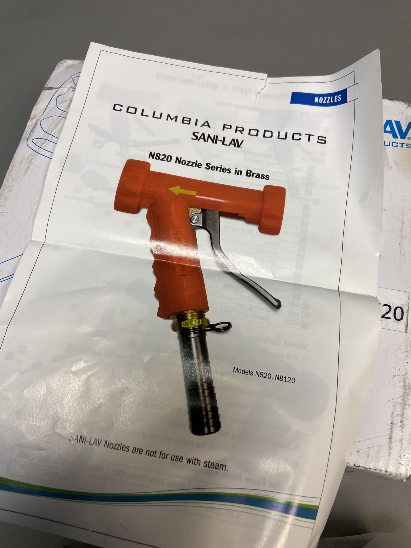 NEW COLUMBIA PRODUCTS SANI-LAV BRASS NOZZLE - Image 3 of 3