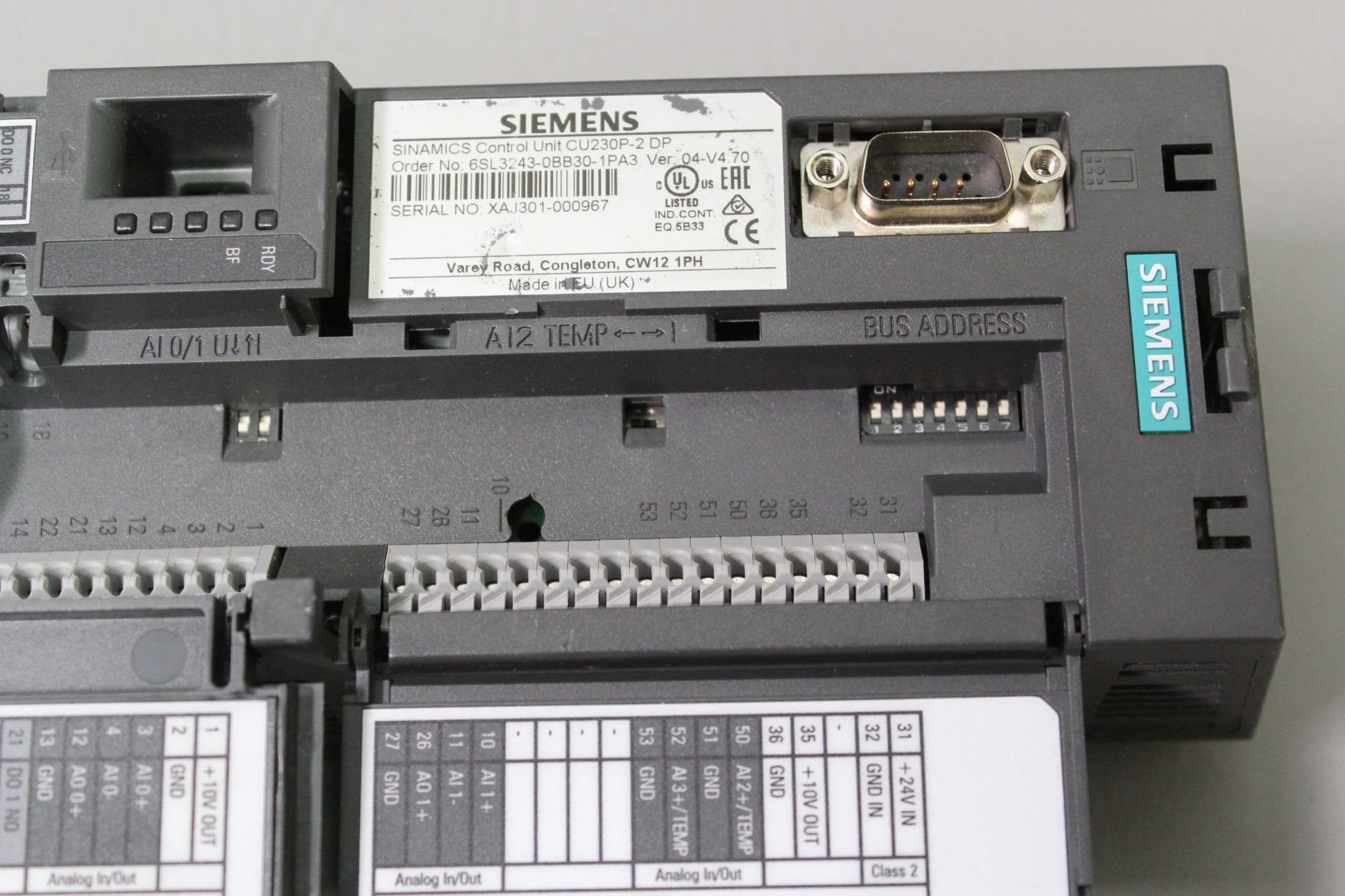 SIEMENS SINAMICS CONTROL UNIT - Image 3 of 5