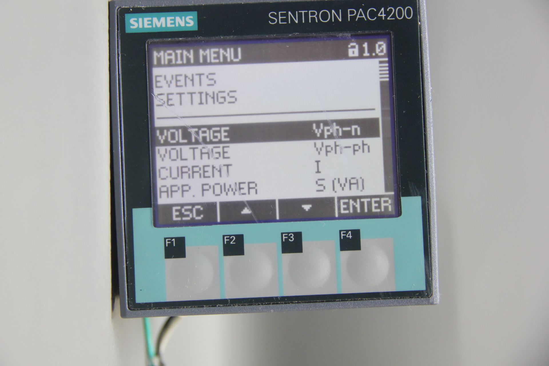 SIEMENS SENTRON PAC4200 DIGITAL POWER METER - Image 2 of 6