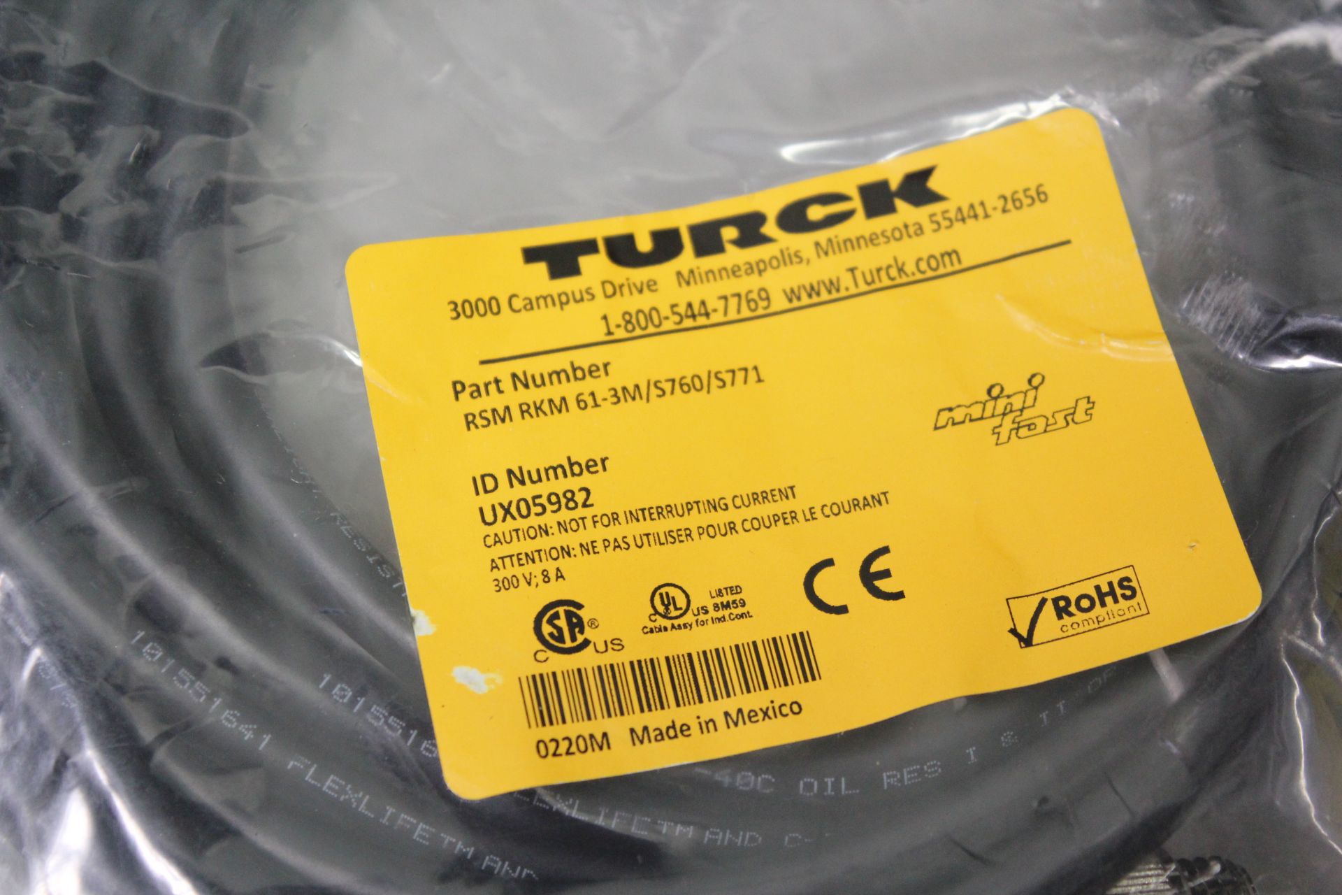 2 NEW TURCK CORDSETS - Image 2 of 4