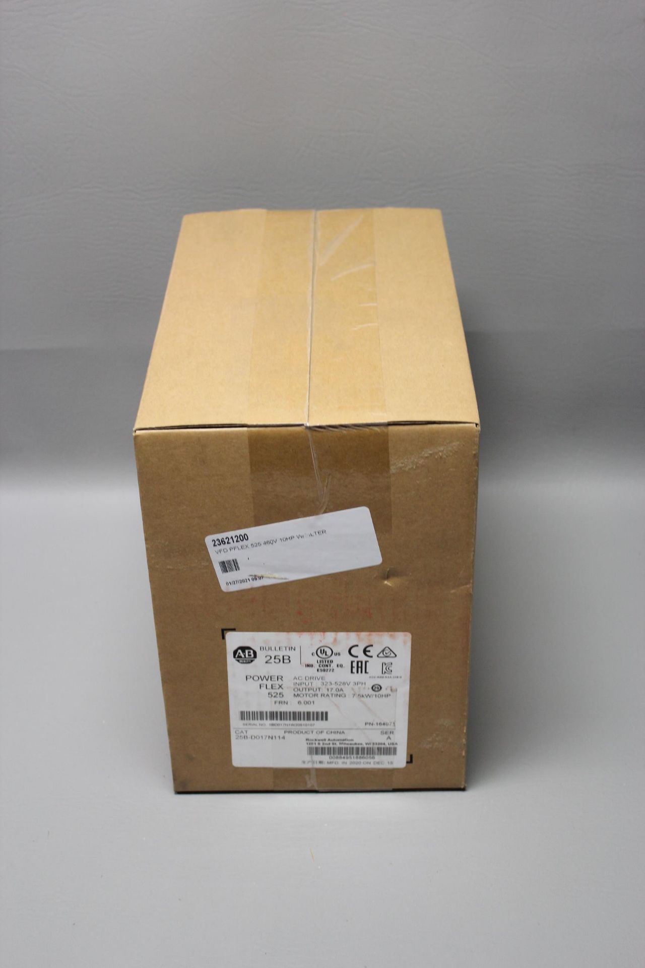 NEW ALLEN BRADLEY POWERFLEX 525 10HP AC DRIVE