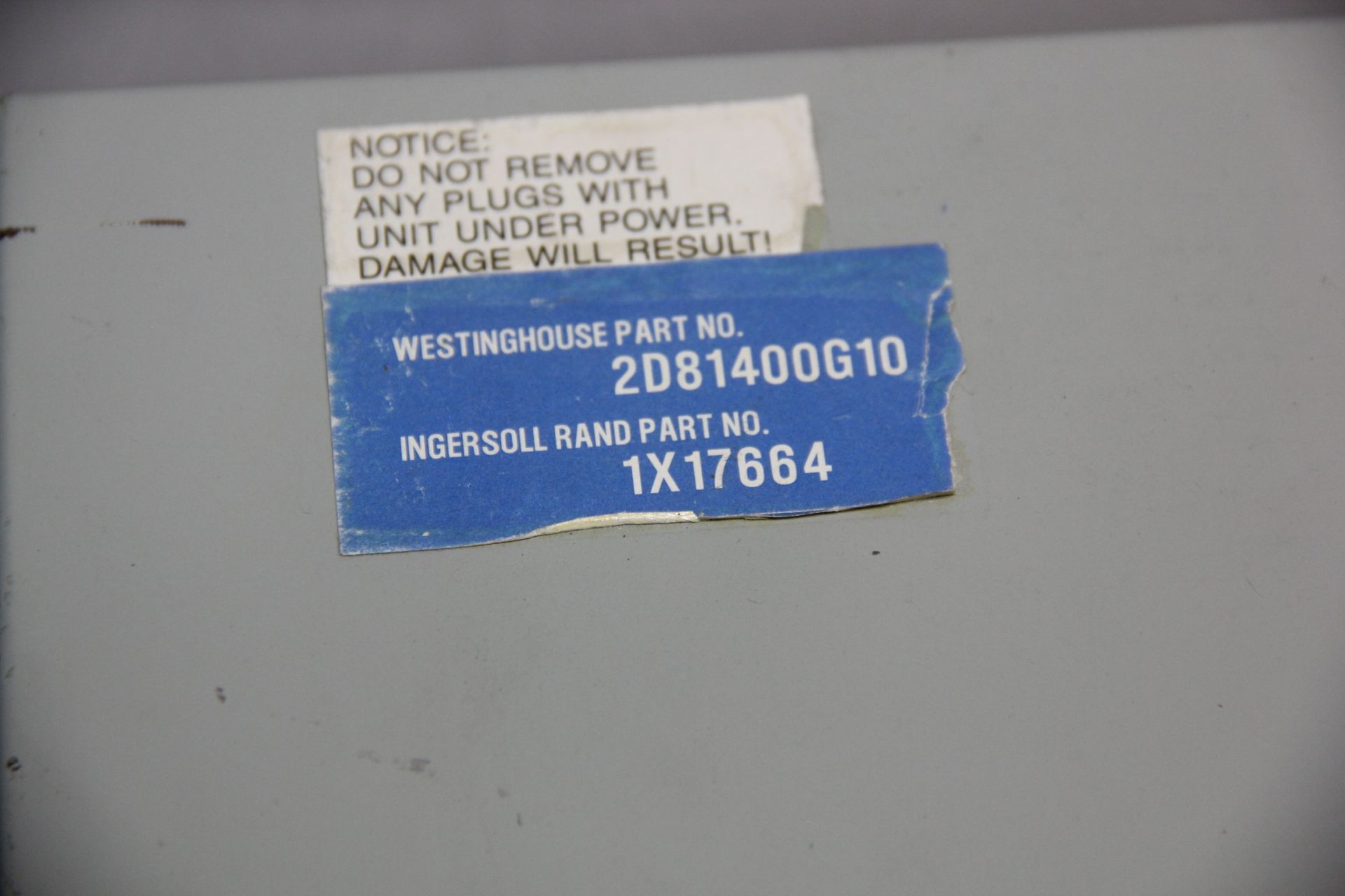 WESTINGHOUSE INGERSOLL RAND AIR COMPRESSOR CONTROLLER - Image 2 of 4
