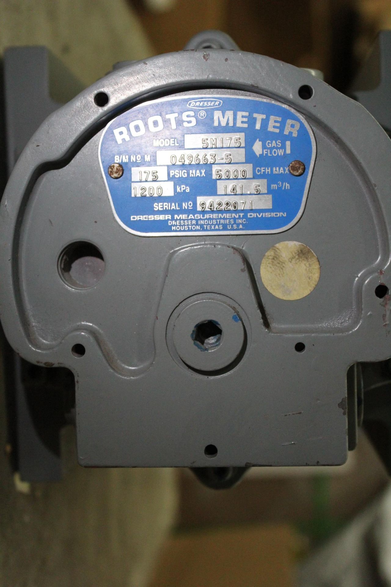 ROOTS GAS METER - Image 3 of 6