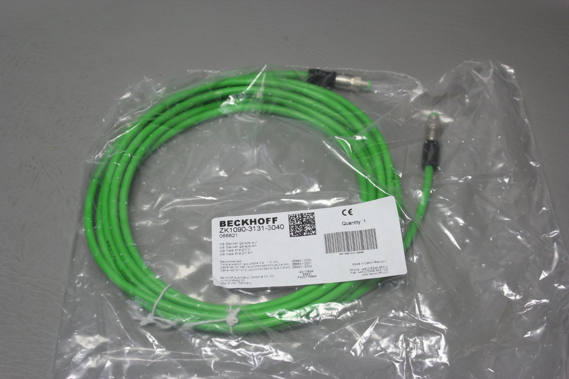 NEW BECKHOFF CABLE ASSEMBLY