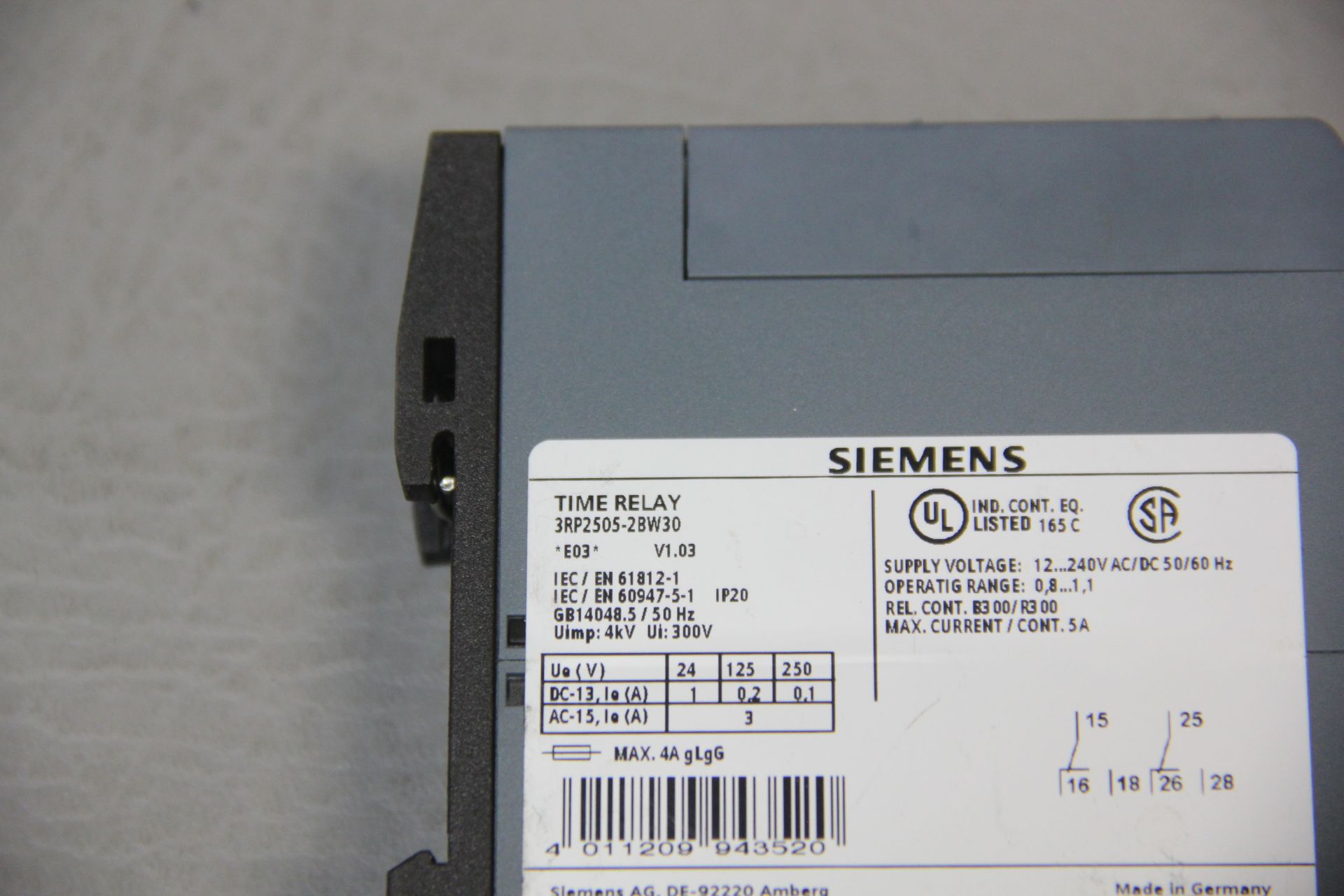 SIEMENS TIME RELAY - Image 4 of 4
