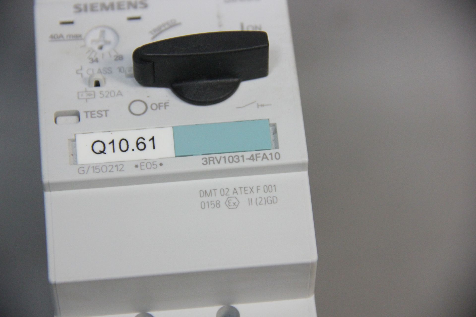 SIEMENS MOTOR PROTECTION CIRCUIT BREAKER - Image 2 of 3