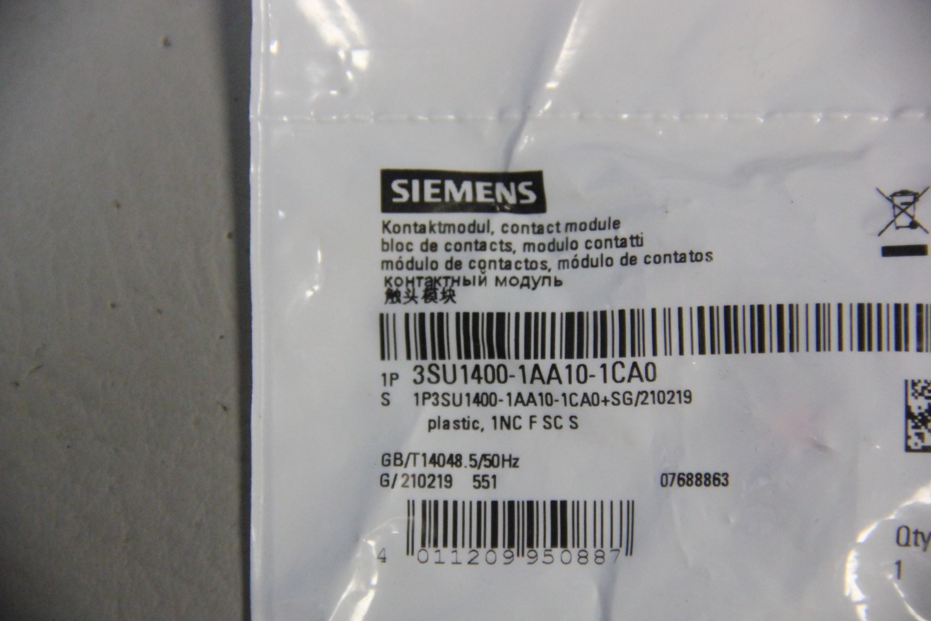 NEW SIEMENS CONTACT MODULE - Image 2 of 3