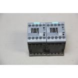 2 UNUSED SIEMENS SIRIUS CONTACTORS