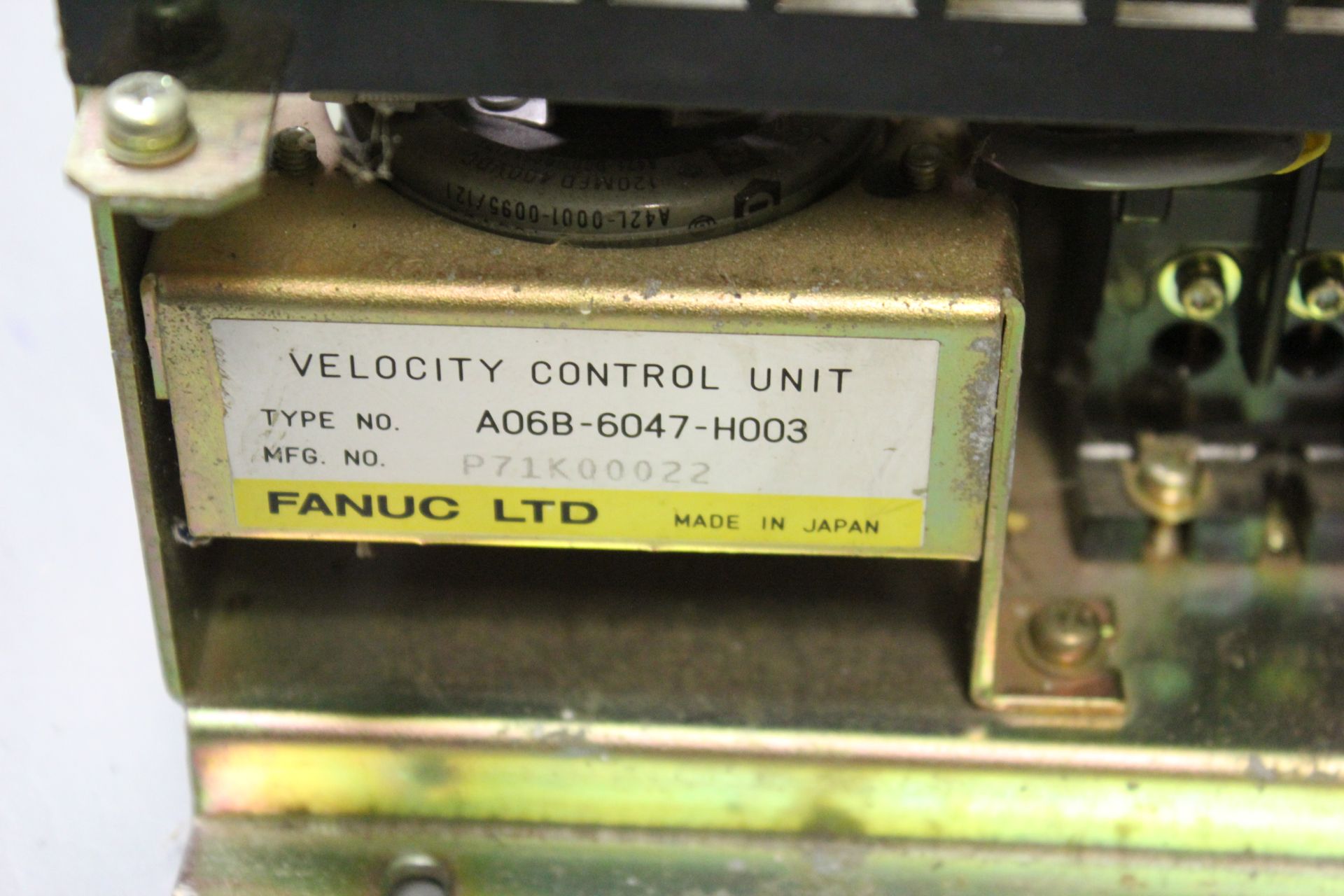 FANUC VELOCITY CONTROL UNIT - Image 3 of 5