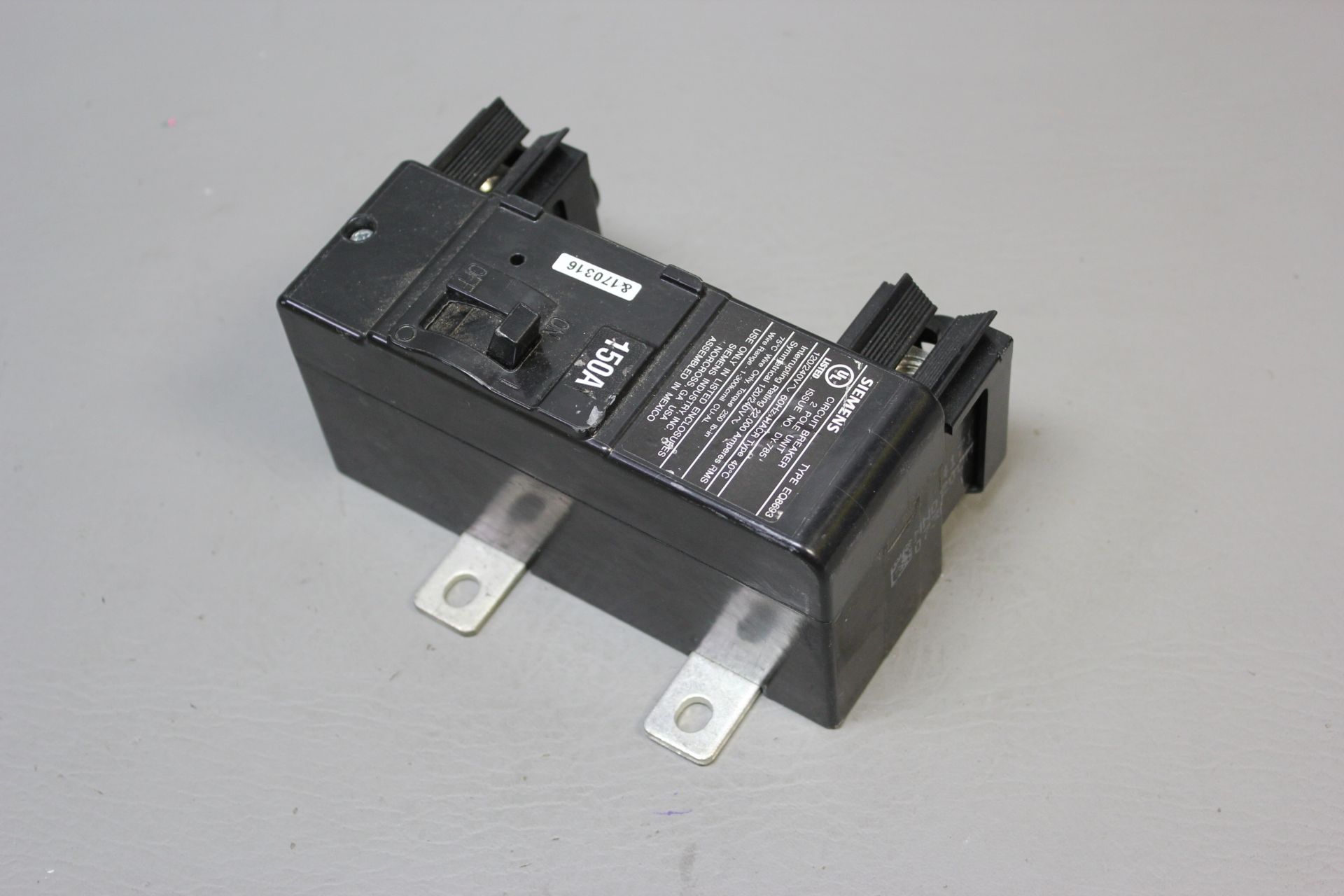 UNUSED SIEMENS 150A CIRCUIT BREAKER - Image 2 of 6