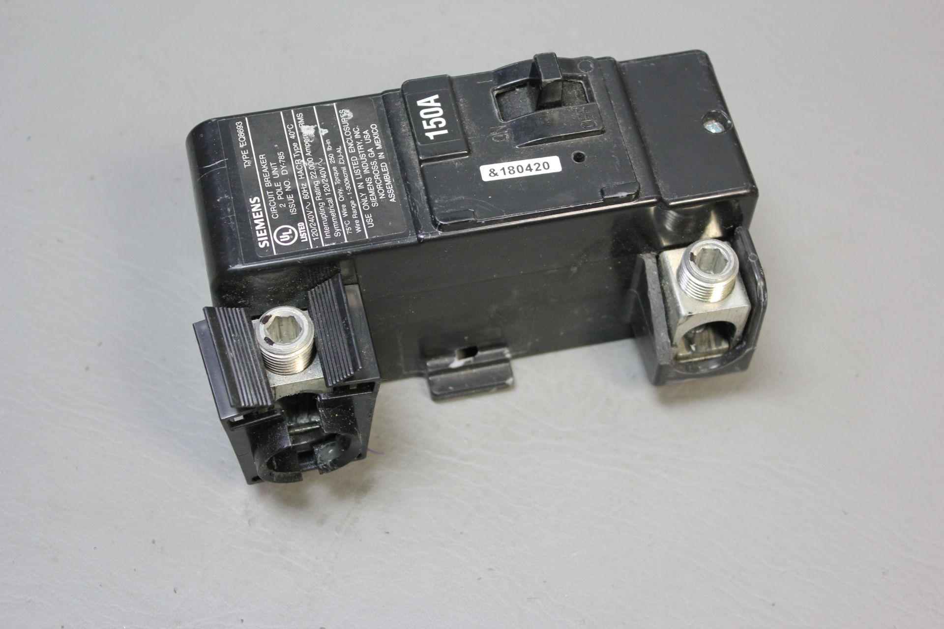 SIEMENS 150A CIRCUIT BREAKER - Image 3 of 4