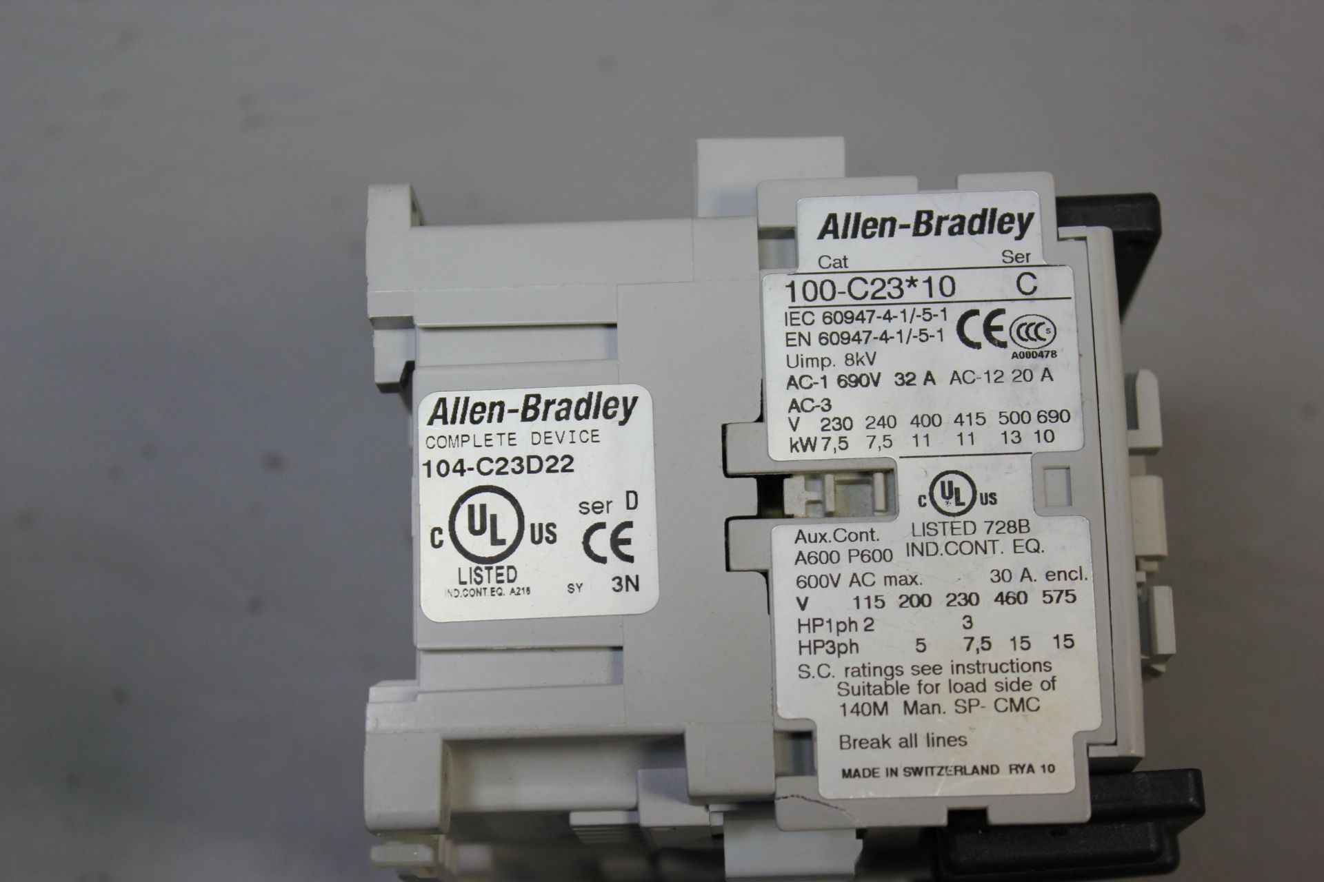 ALLEN BRADLEY REVERSING CONTACTOR - Image 3 of 3