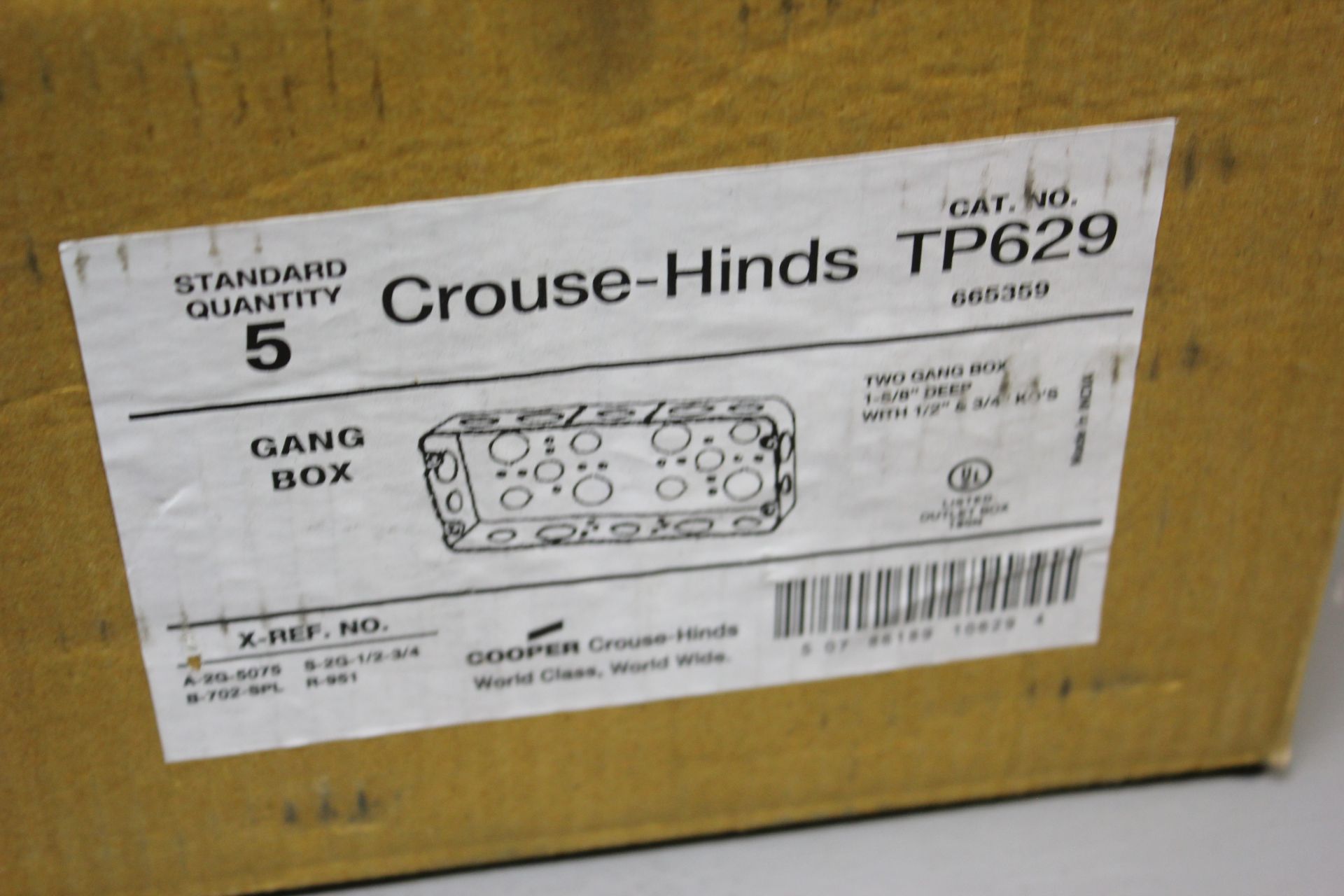 LOT OF 6 NEW CROUSE HINDS GANG BOXES - Image 2 of 4