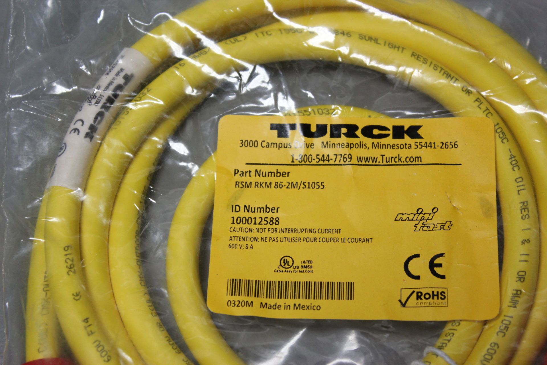 NEW TURCK CABLE ASSEMBLY - Image 2 of 2