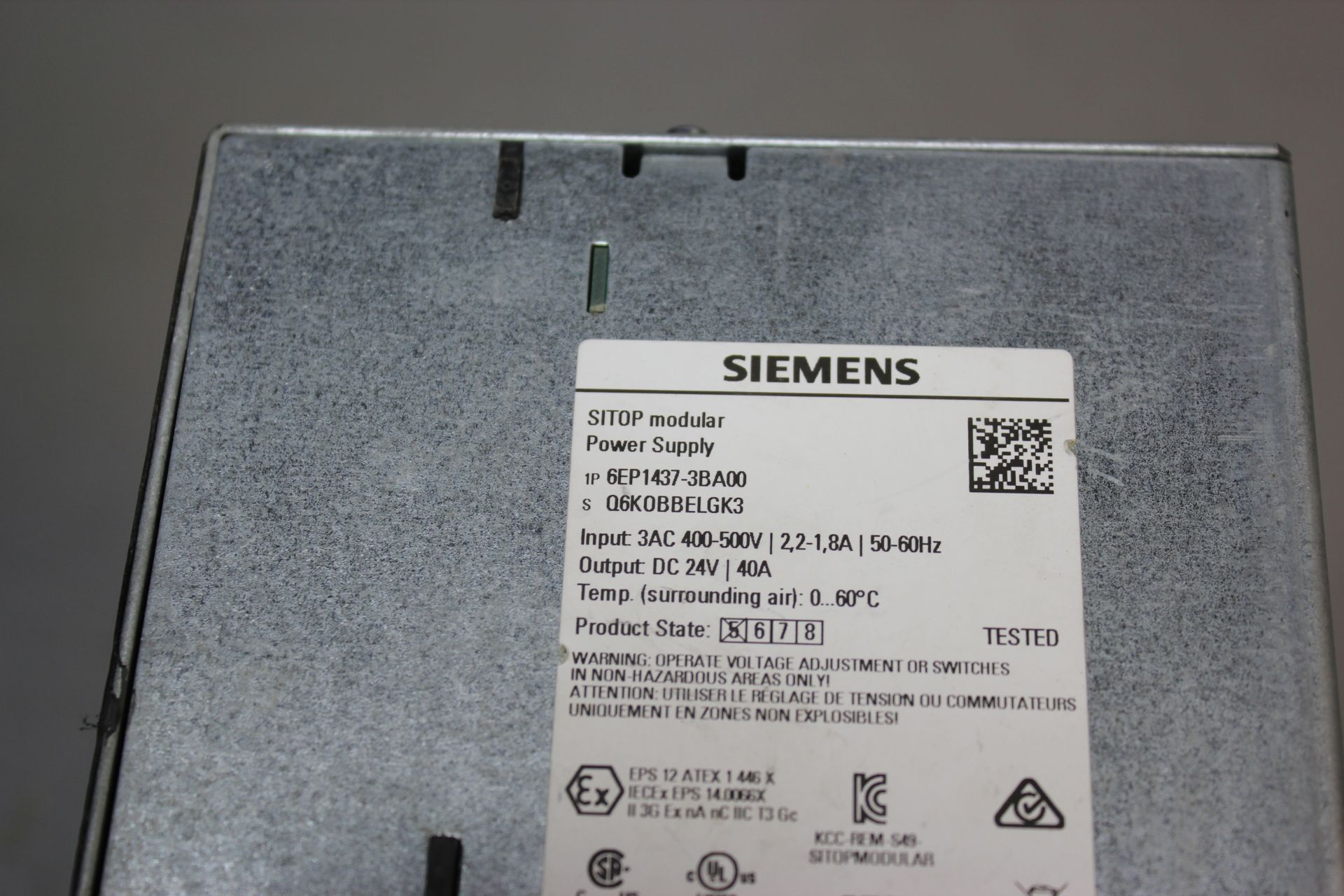 SIEMENS SITOP MODULAR POWER SUPPLY - Image 3 of 3