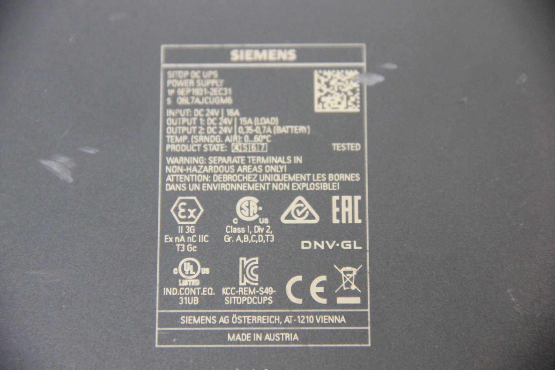 SIEMENS SITOP DC UPS POWER SUPPLY - Image 4 of 4