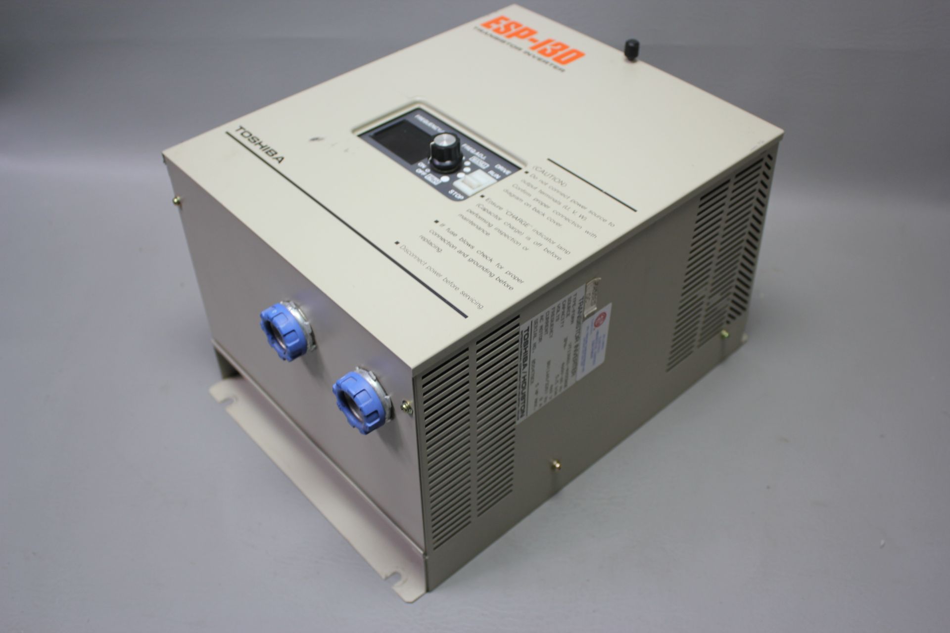 TOSHIBA ESP-130 5HP TRANSISTOR INVERTER