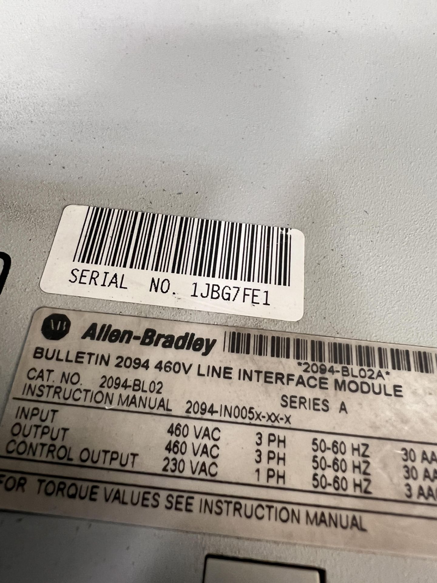 ALLEN BRADLEY KINETIX 6000 LINE INTERFACE MODULE - Image 6 of 7