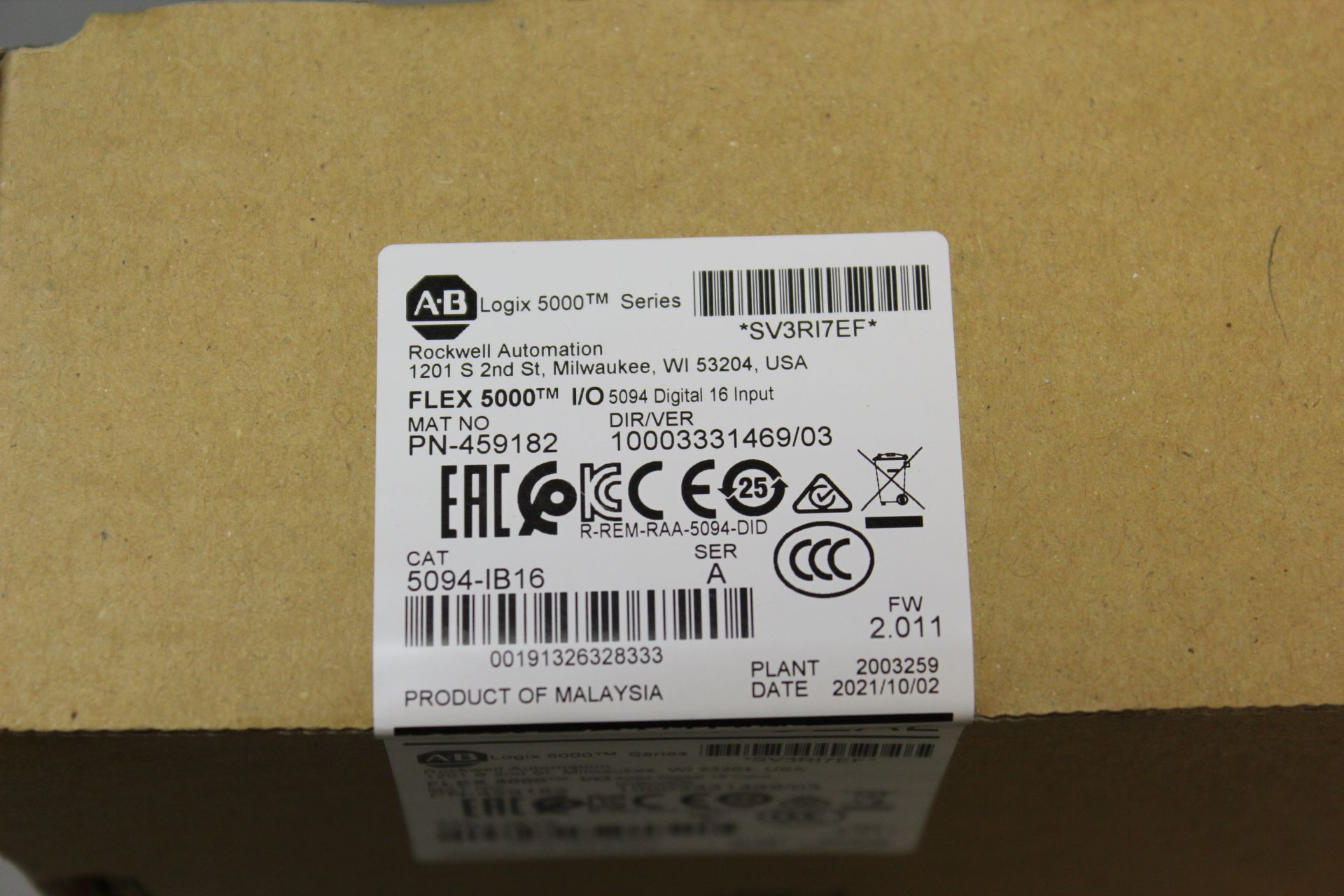 NEW ALLEN BRADLEY FLEX 5000 I/O MODULE - Image 3 of 4