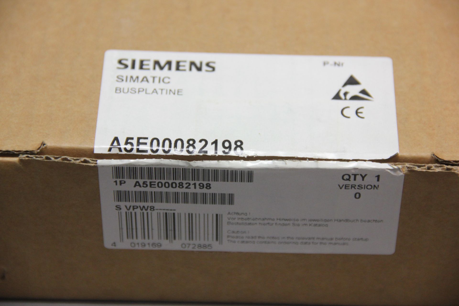 NEW SIEMENS SIMATIC RACK PC BACKPLANE - Image 5 of 5