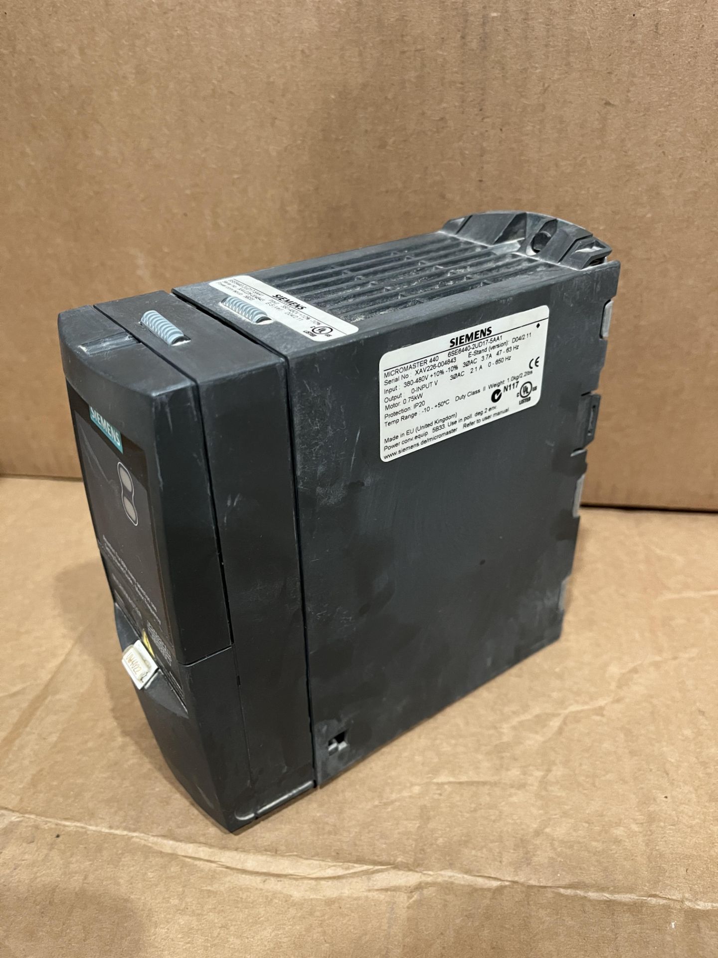 Siemens Micromaster 440 Inverter - Image 4 of 5