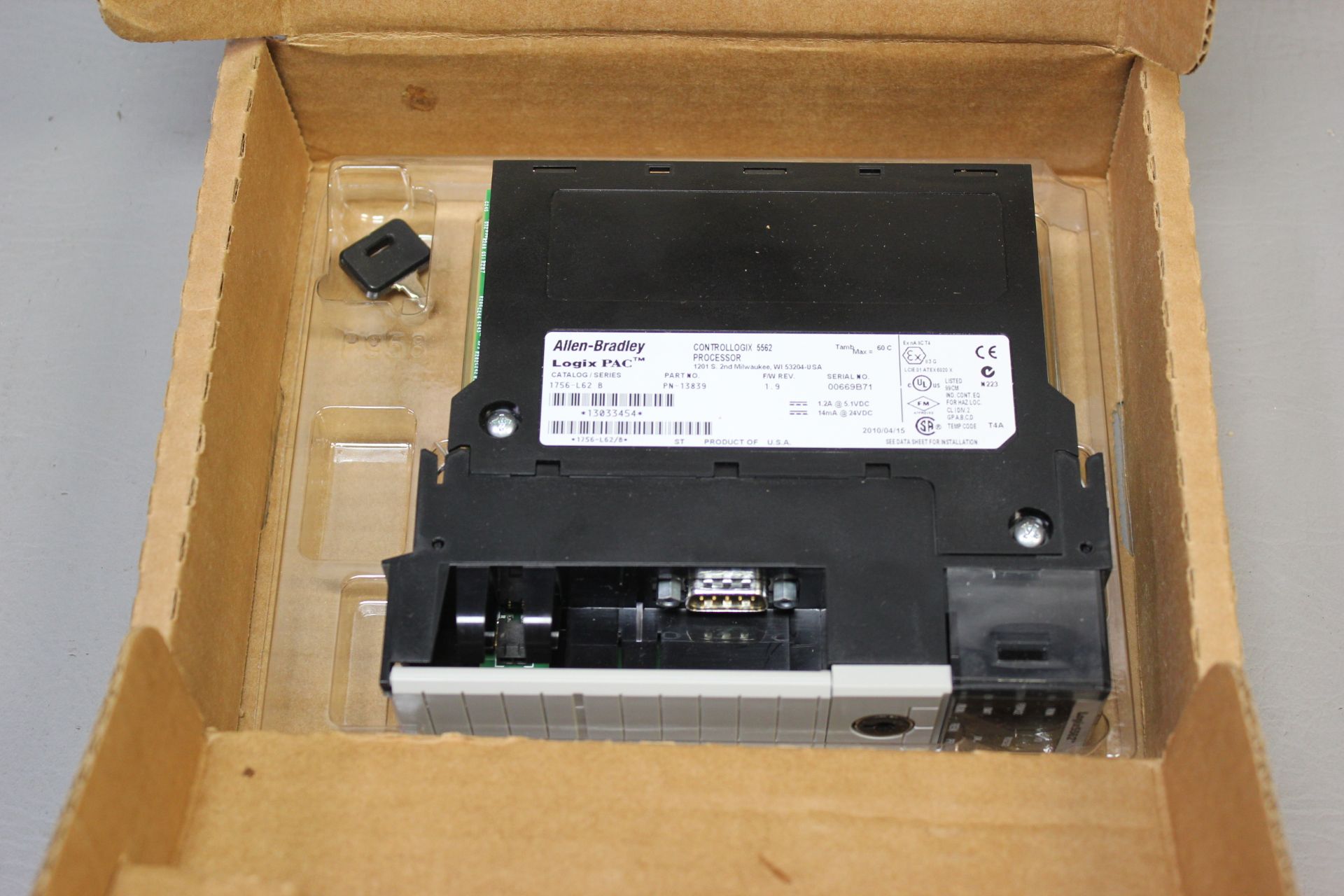 UNUSED ALLEN BRADLEY CONTROLLOGIX PLC CPU - Image 3 of 6