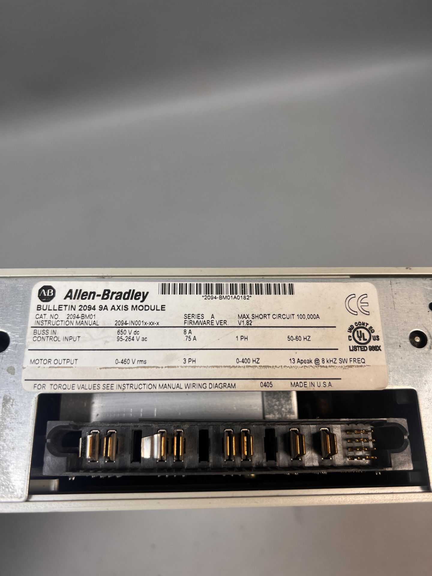 ALLEN BRADLEY KINETIX 6000 SERVO DRIVE - Image 6 of 6