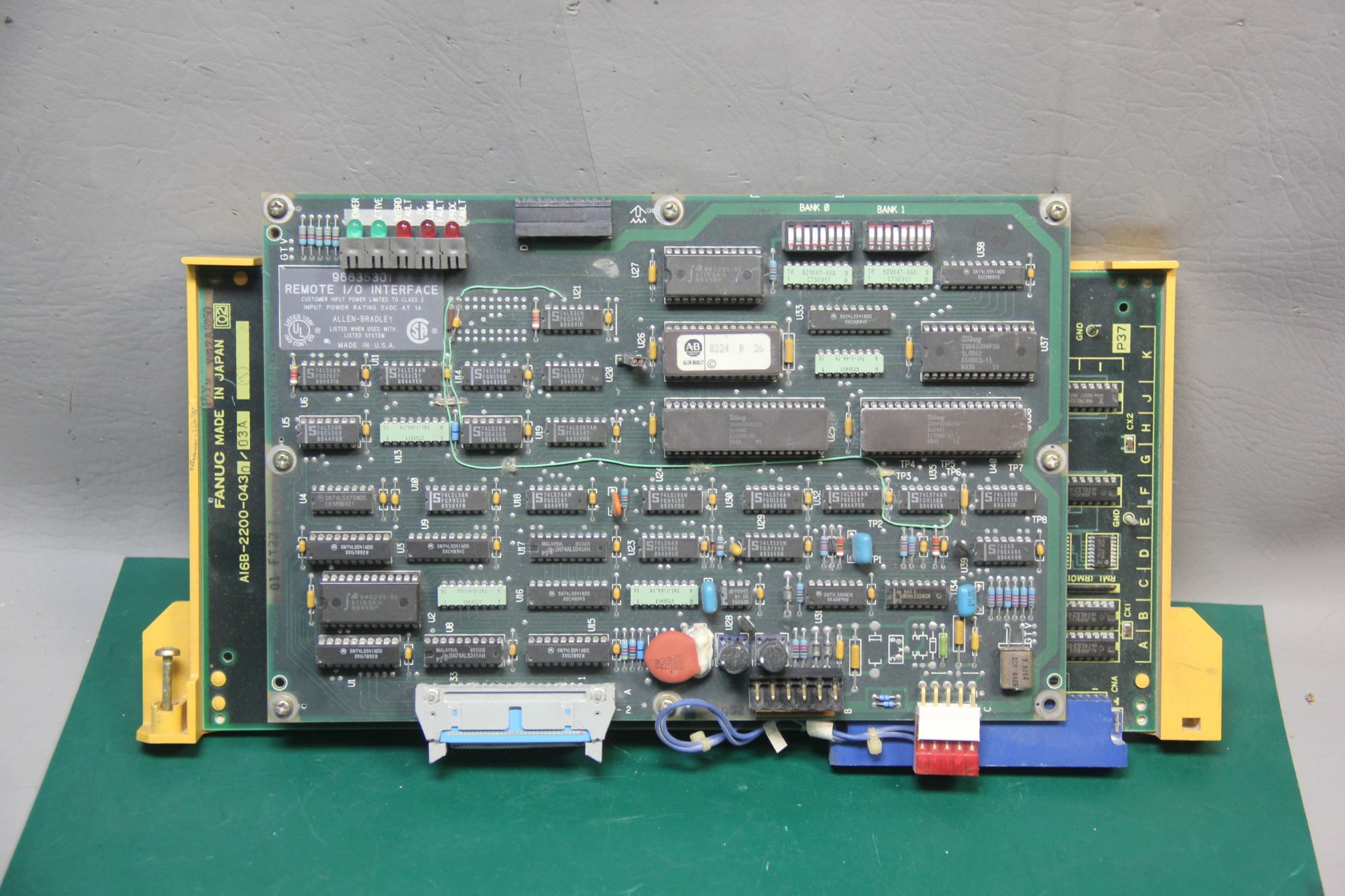 FANUC CONTROL BOARD W/ ALLEN BRADLEY REMOTE I/O INTERFACE