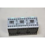 3 UNSUED SIEMENS SIRIUS CONTACTORS