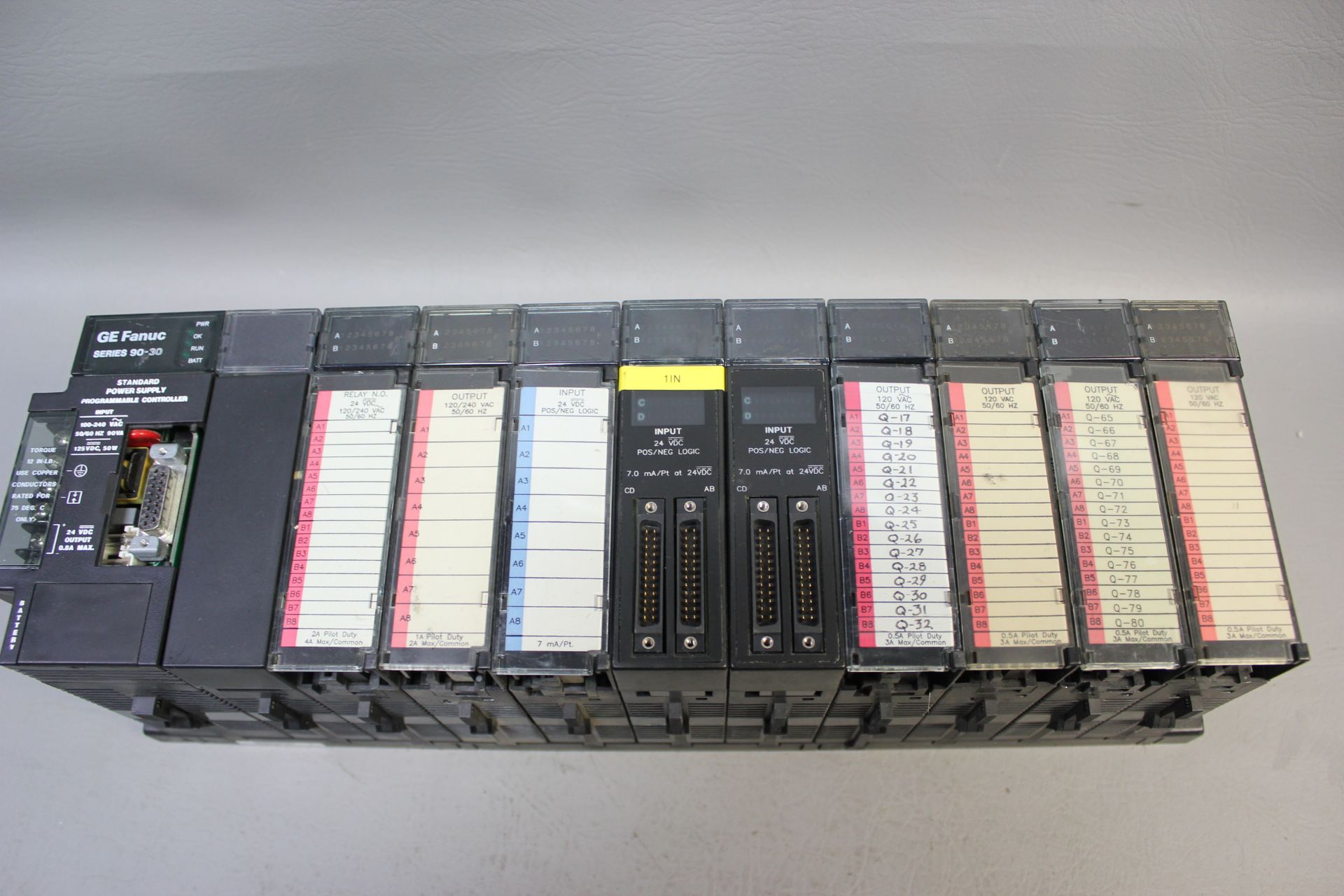 GE FANUC PLC RACK CPU WITH MODULES - Image 2 of 12