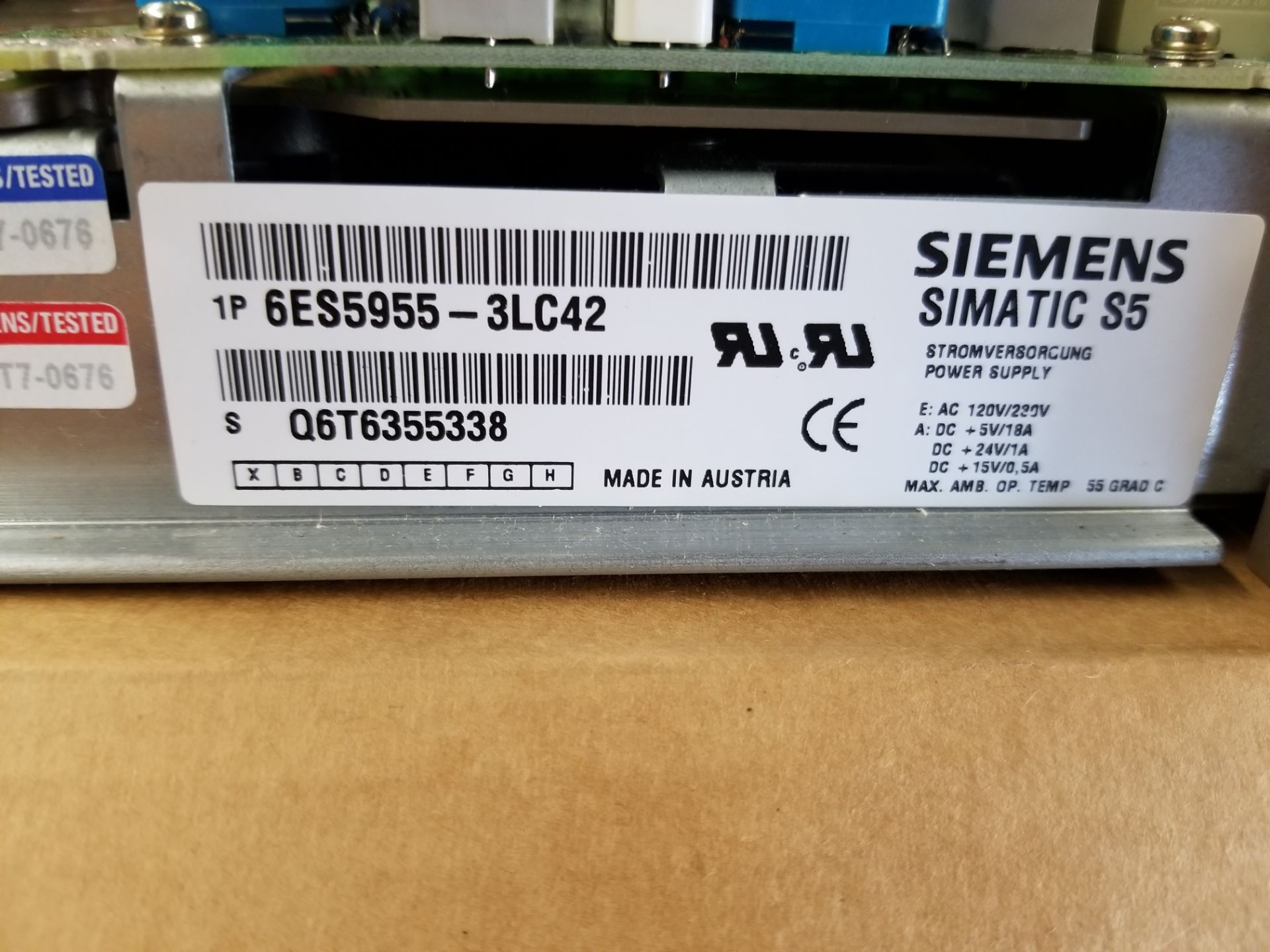 NEW SIEMENS SIMATIC S5 PLC POWER SUPPLY - Bild 4 aus 4