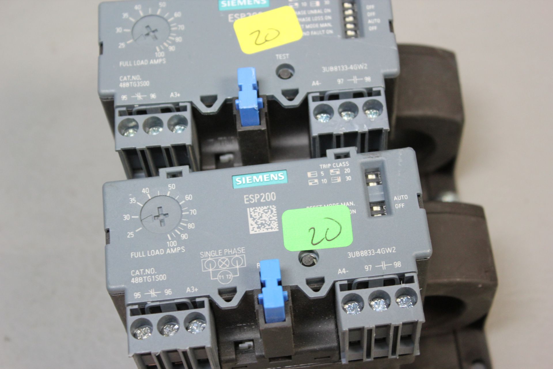 2 SIEMENS SOLID STATE OVERLOAD RELAY - Image 2 of 2