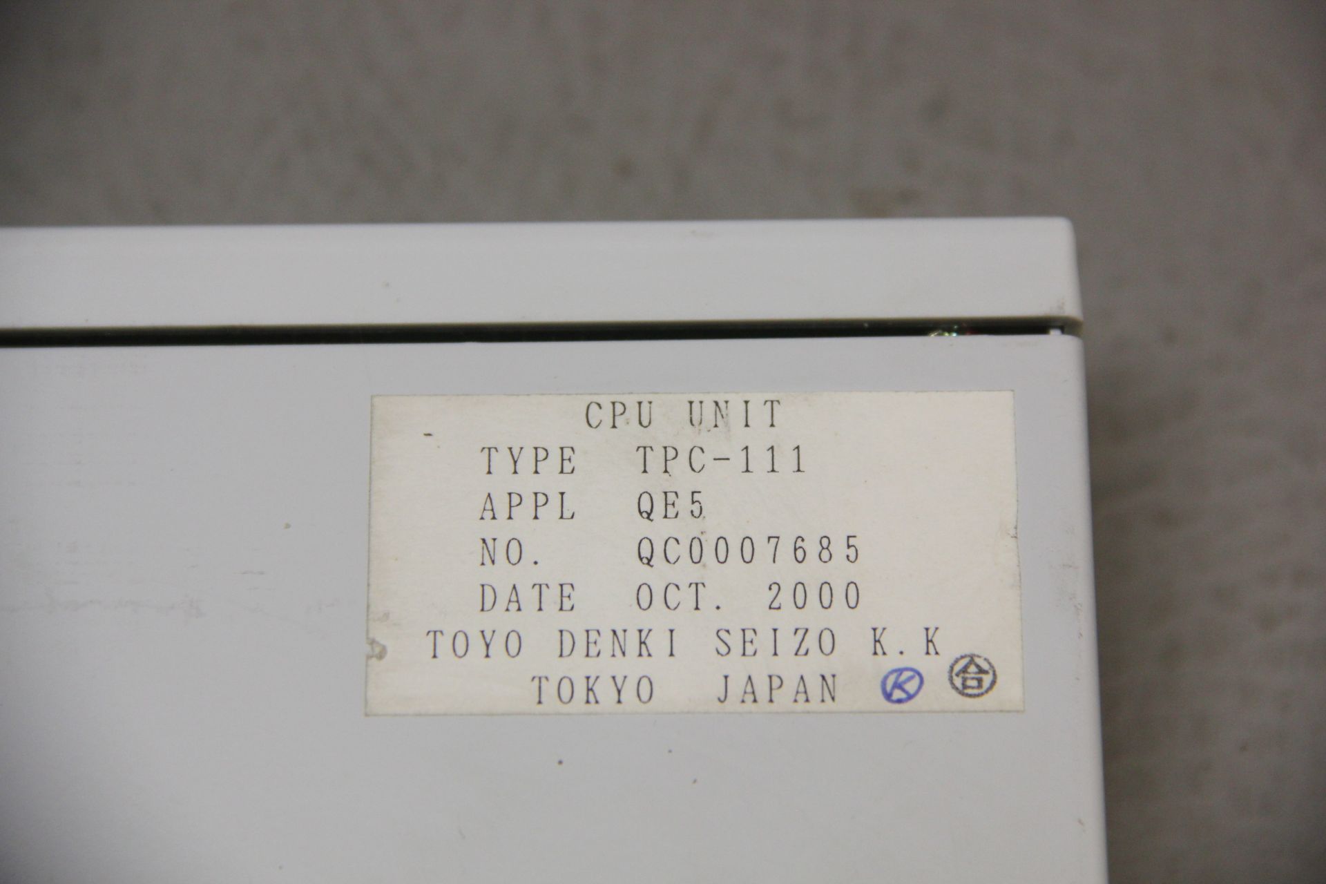 TOYO DENKI PLC CPU MODULE - Image 4 of 4