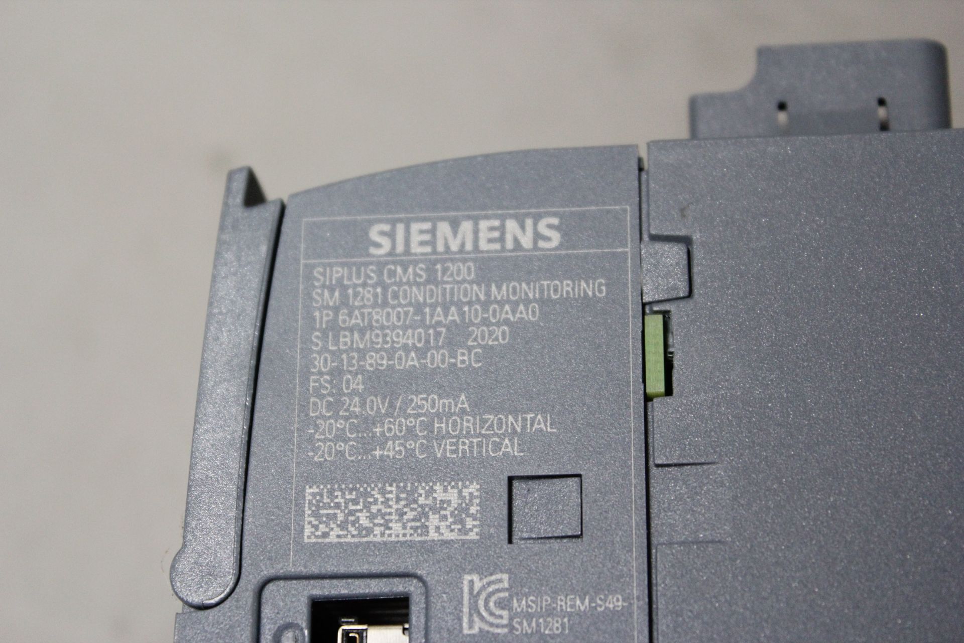 SIEMENS SIMATIC S7-1200 VIBRATION MONITORING MODULE - Image 5 of 5