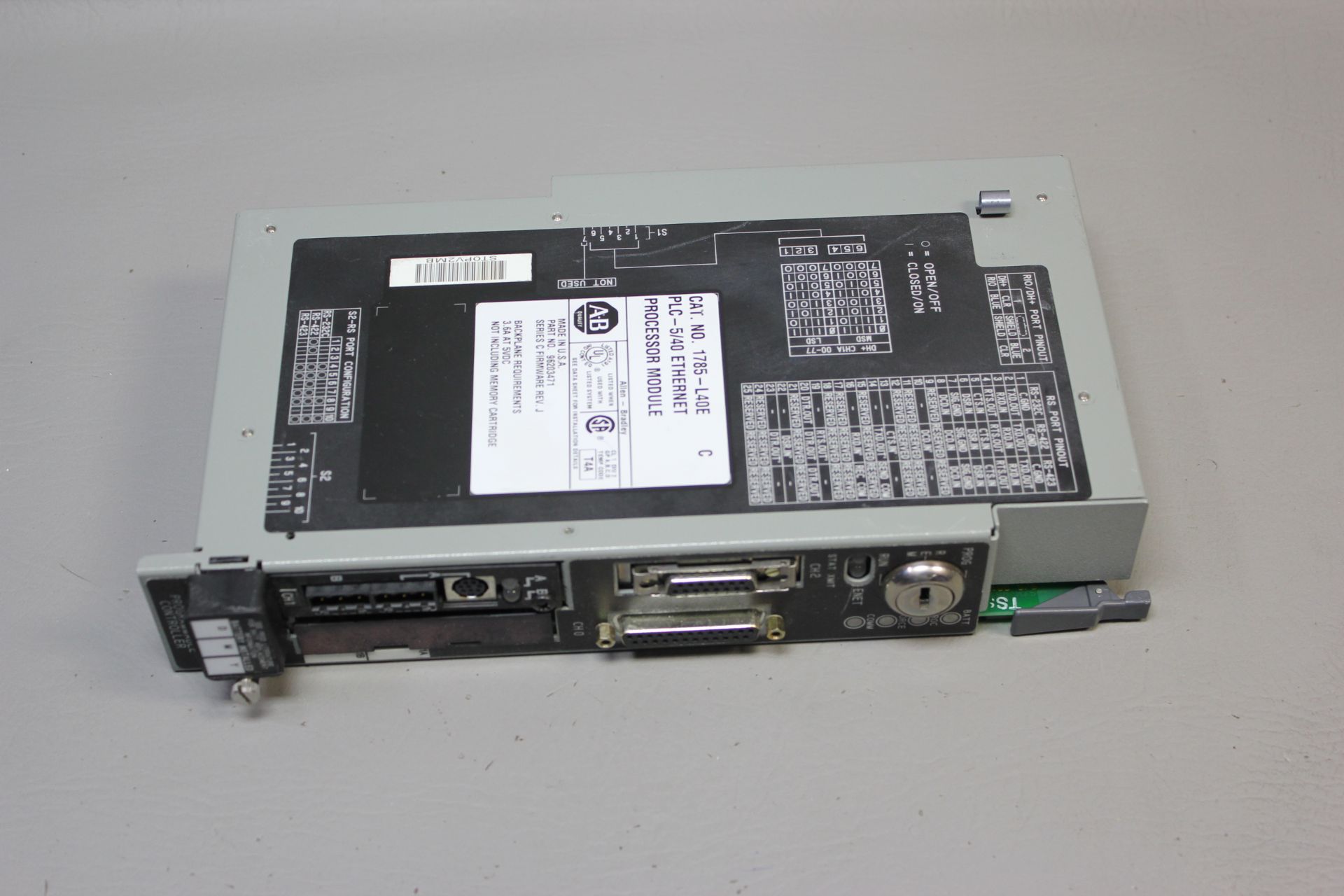 ALLEN BRADLEY PLC-5/40E PLC CPU PROCESSOR