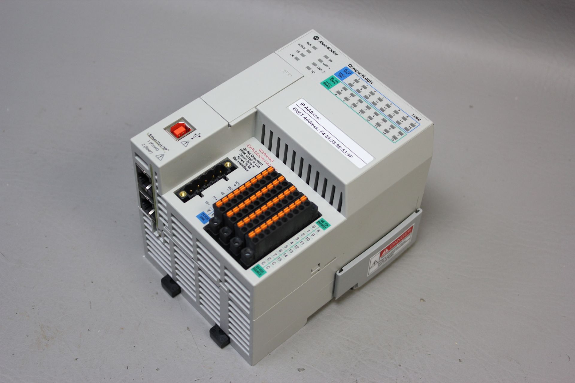 ALLEN BRADLEY COMPACTLOGIX 384KB DI/O CONTROLLER