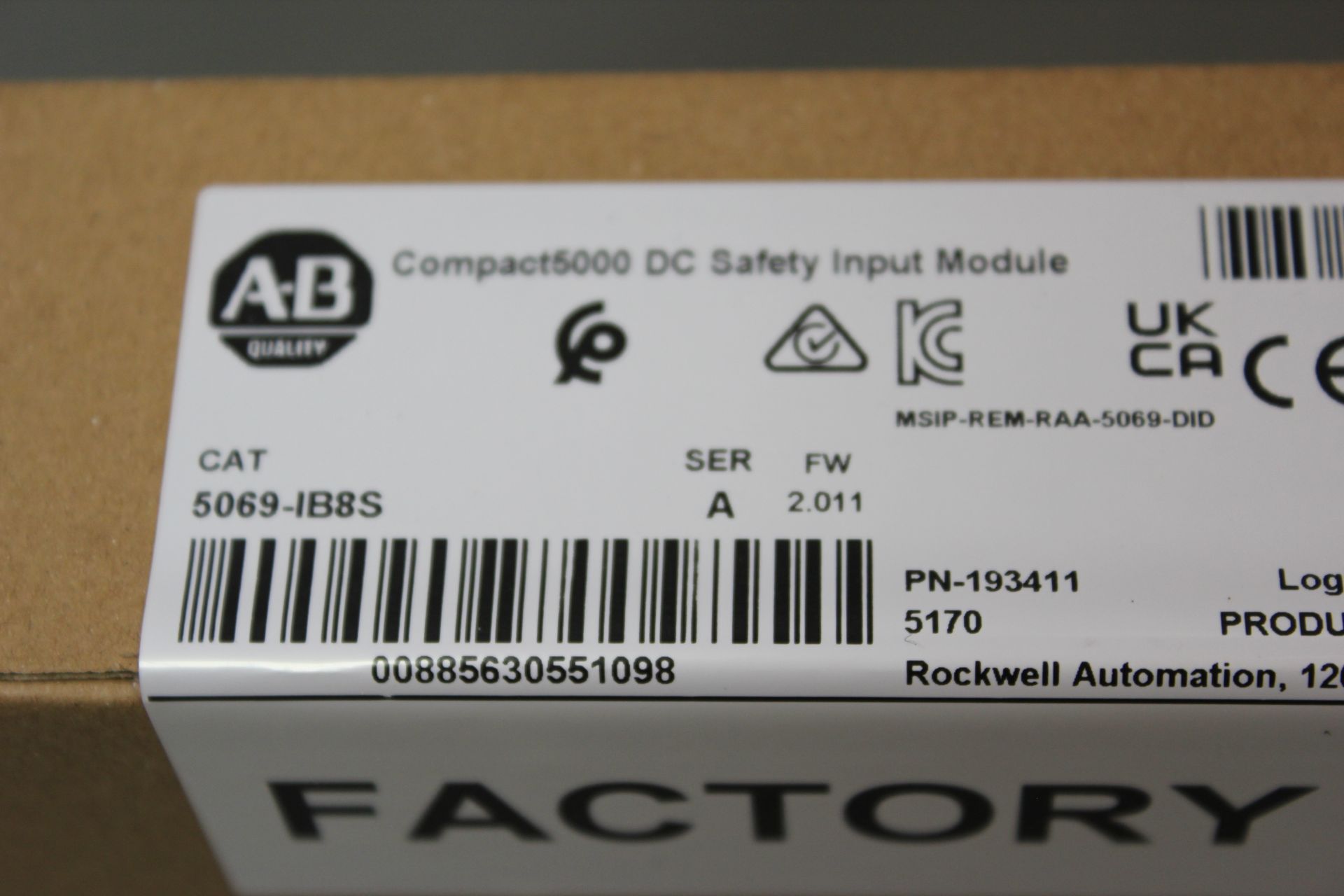 FACTORY SEALED ALLEN BRADLEY COMPACT 5000 INPUT MODULE - Image 2 of 2