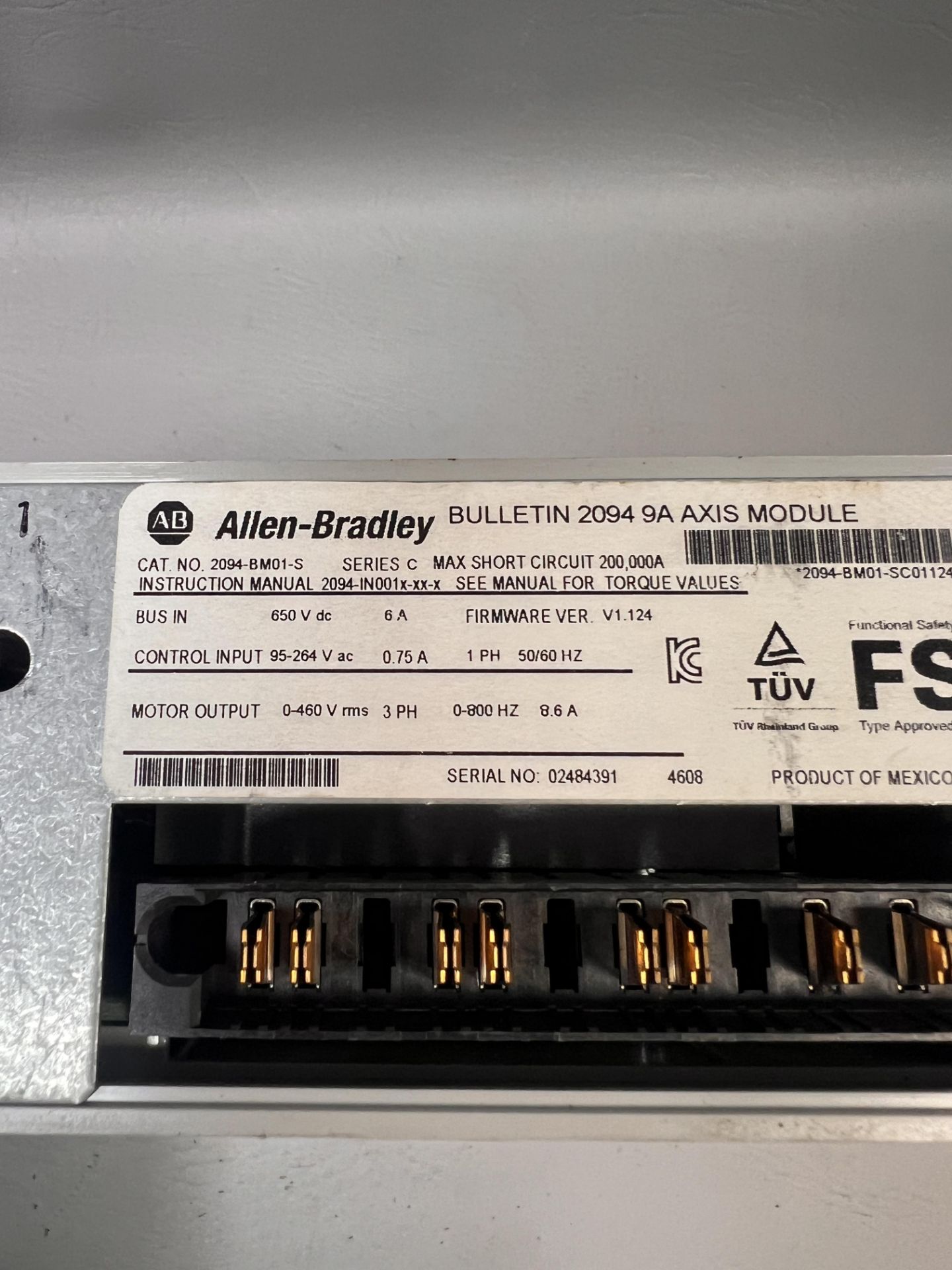 ALLEN BRADLEY KINETIX 6000 SERVO DRIVE - Image 4 of 4