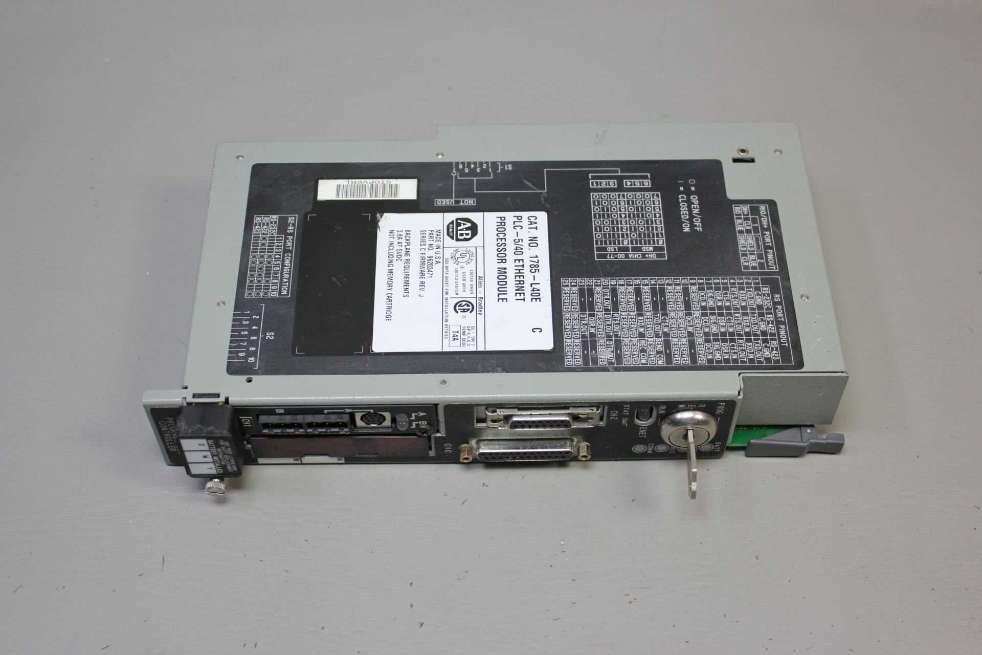 ALLEN BRADLEY PLC-5/40E PLC CPU PROCESSOR