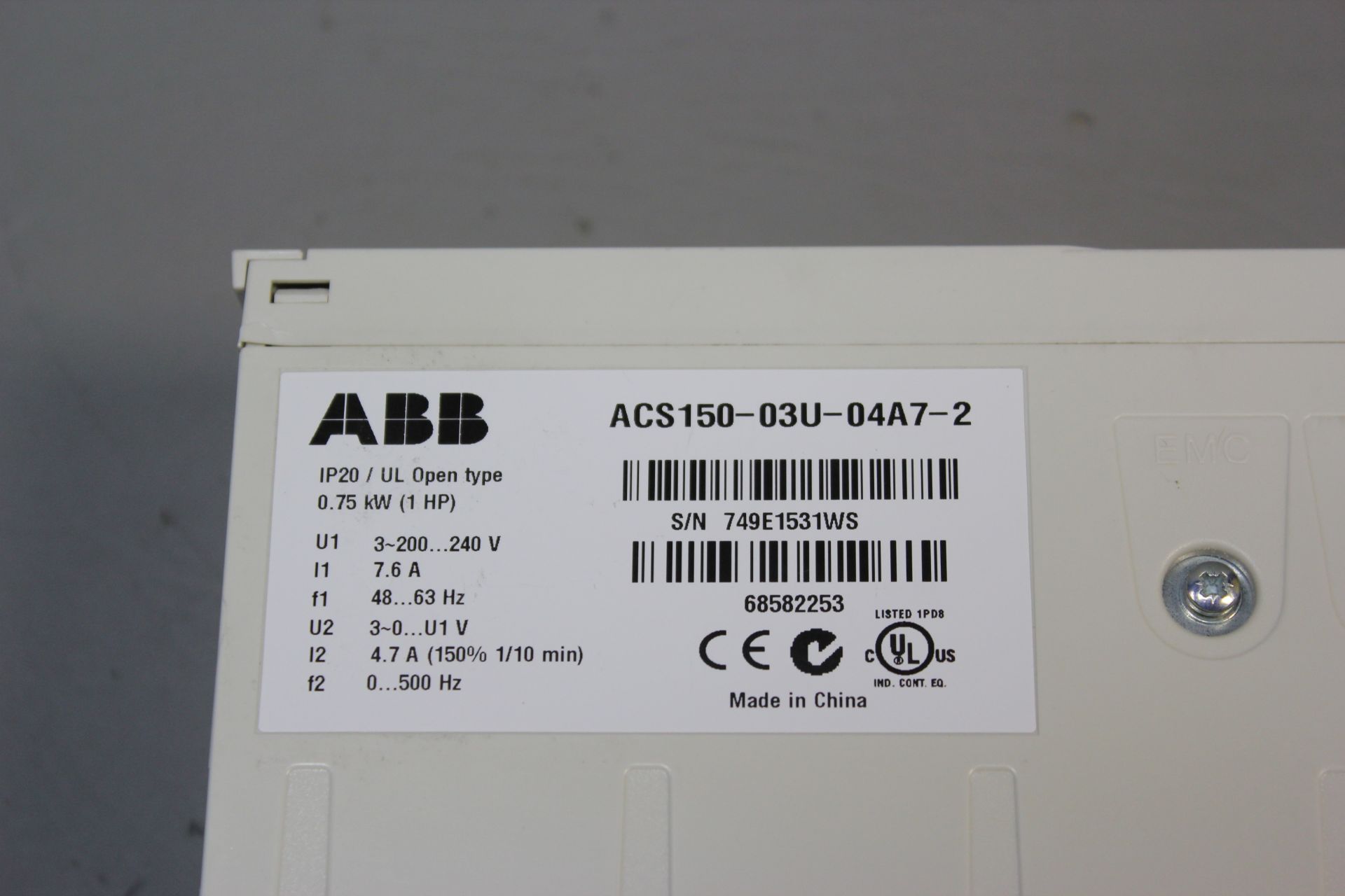 ABB 1HP AC DRIVE - Image 6 of 6