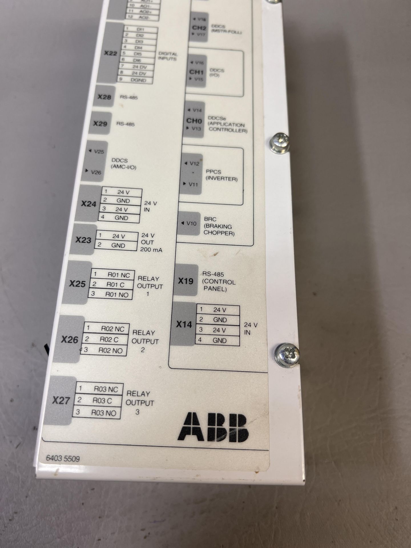 ABB ACS 600 DRIVE CONTROL UNIT - Image 2 of 4