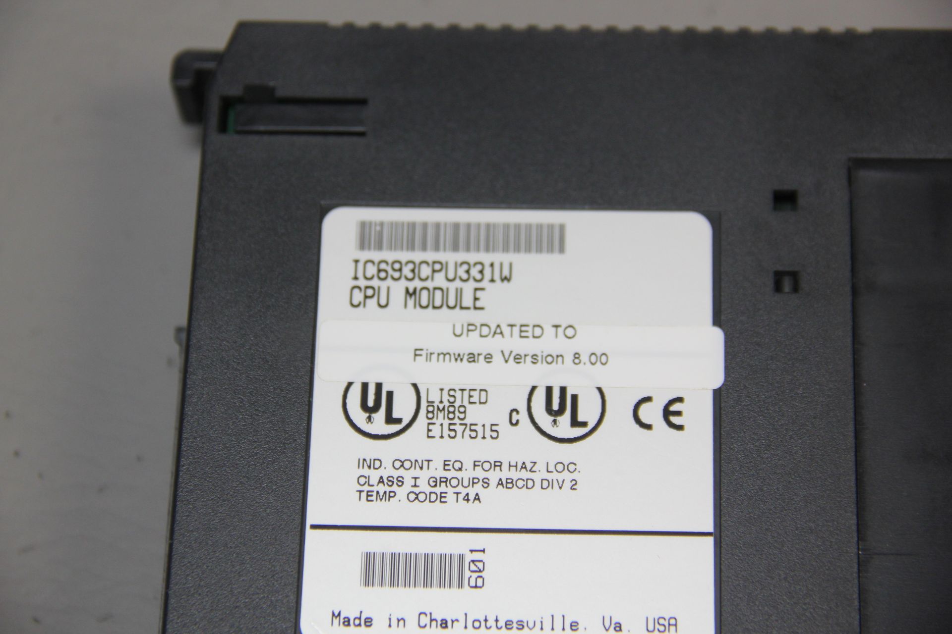 GE FANUC PLC CPU MODULE - Image 2 of 2