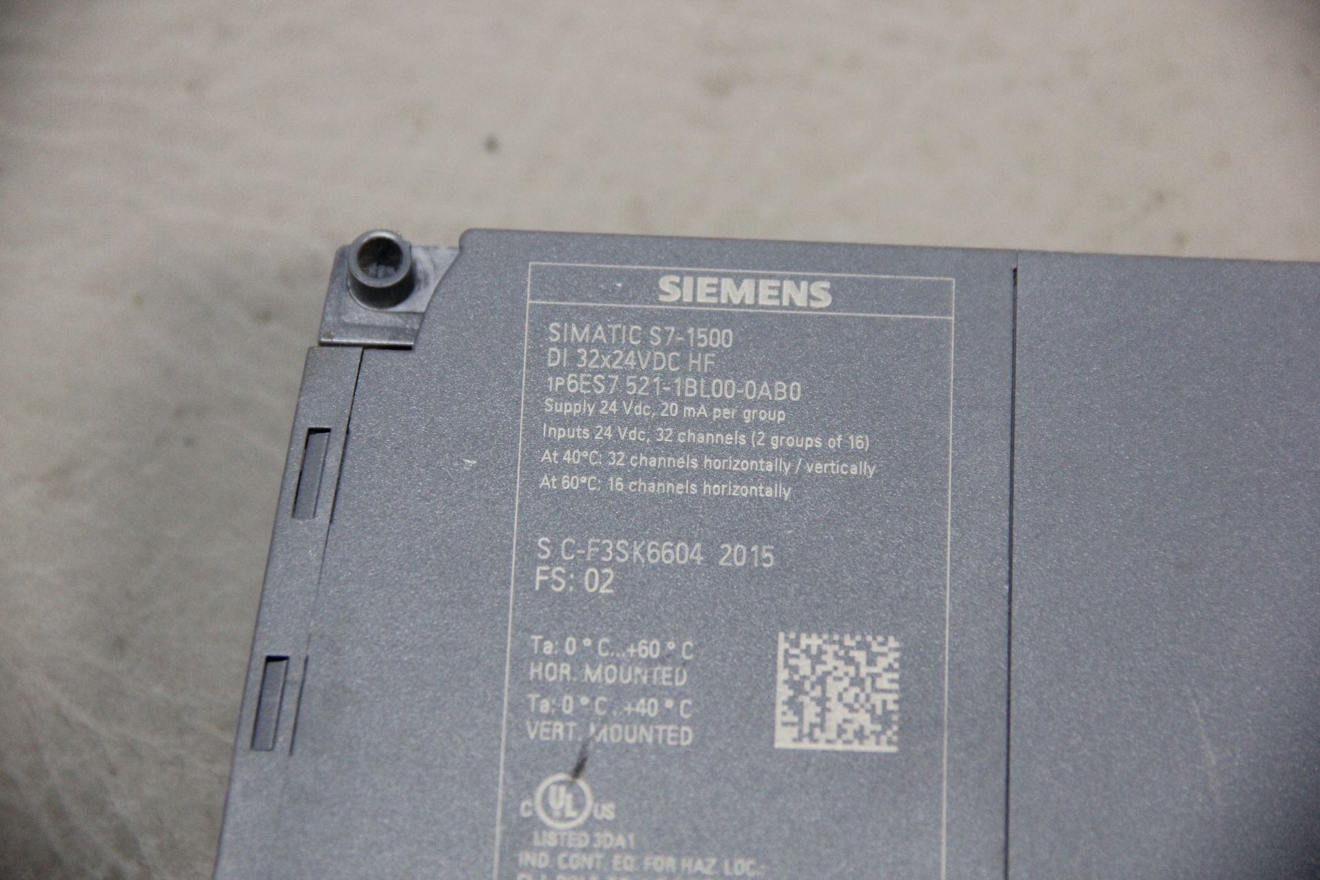 SIEMENS SIMATIC S7-1500 PLC MODULE - Bild 2 aus 2